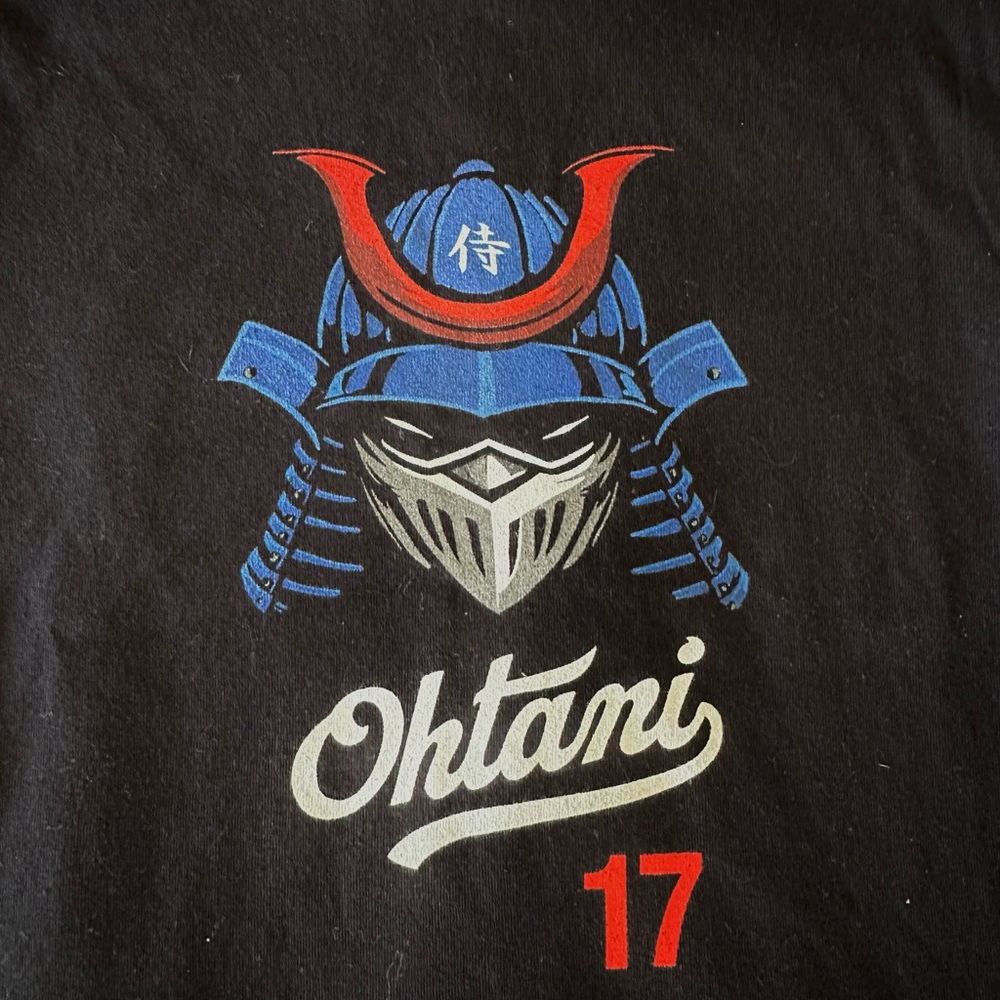 Shohei Ohtani Black Samurai Graphic T-Shirt